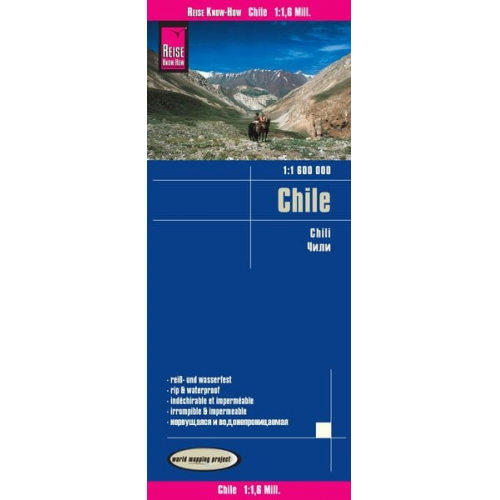 Reise Know-How Verlag Peter Rump - Reise Know-How Landkarte Chile (1:1.600.000)