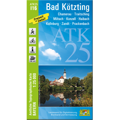 ATK25-I16 Bad Kötzting (Amtliche Topographische Karte 1:25000)