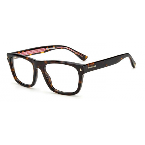 Brille  Dsquared2 D2 0021 col. 086 Herren Rechteckig Havana