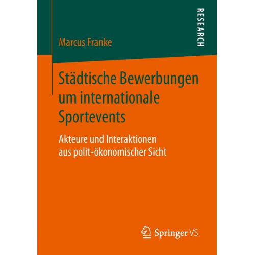 Marcus Franke - Städtische Bewerbungen um internationale Sportevents