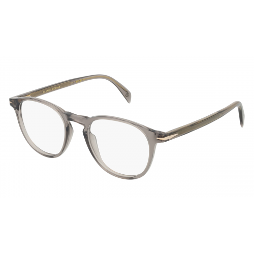 David Beckham DB 1018 Herren-Brille inkl. Gläser Vollrand Rund Acetat-Gestell 49mm/20mm/150mm, Braun