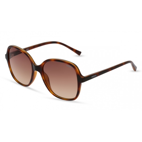 Mexx Eyes 6505 Damen-Sonnenbrille Vollrand Eckig Kunststoff-Gestell, braun