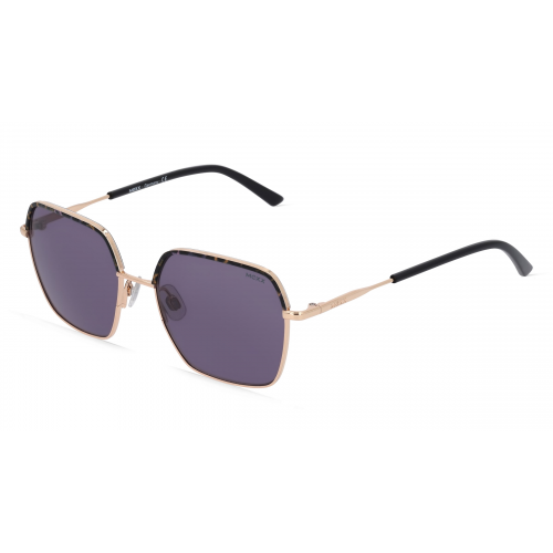 Mexx Eyes 6522 Damen-Sonnenbrille Vollrand Achteckig Metall-Gestell, gold