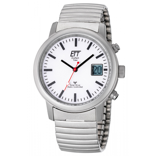 ETT Eco Tech Time EGS-11187-11M Solar Drive Funk Herren-Armbanduhr