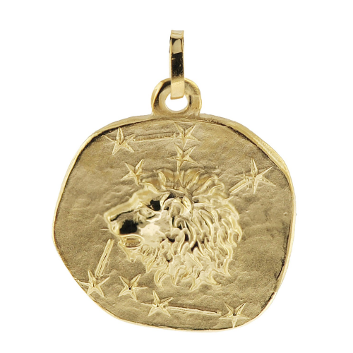 trendor 08982-08 Sternzeichen-Anhänger Löwe 333 Gold 20 mm