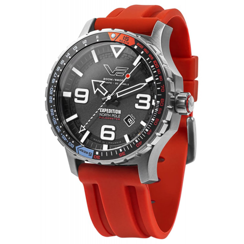 Vostok Europe YN55-597A729 Herrenuhr Automatik Polar Legend Rot/Schwarz