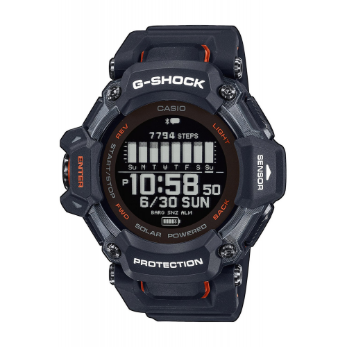 Casio GBD-H2000-1AER G-Shock G-Squad Digitaluhr Bluetooth Schwarz/Orange