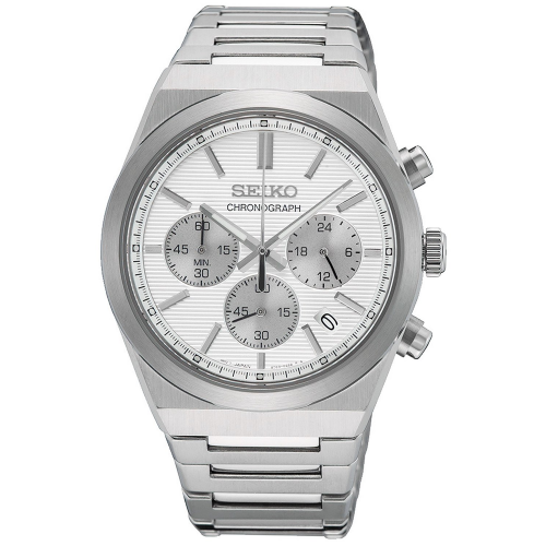 Seiko SSB451P1 Herrenuhr Chronograph Stahl/Silberfarben