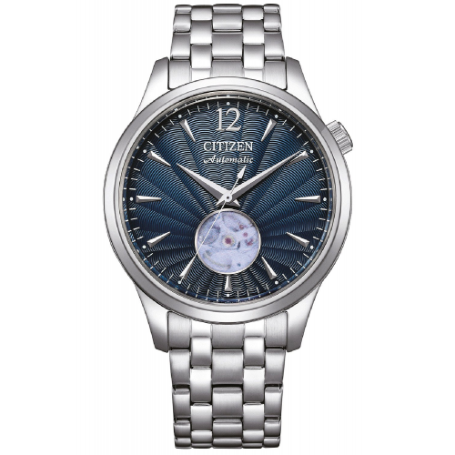 Citizen NH9131-73L Herren-Armbanduhr Automatik Stahl/Blau