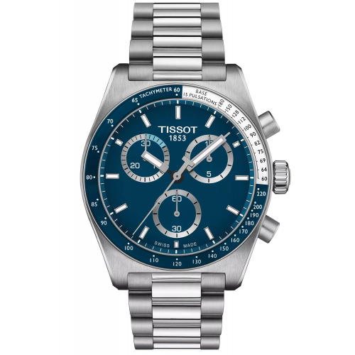 Tissot T149.417.11.041.00 Herrenuhr PR516 Chronograph Edelstahl/Blau