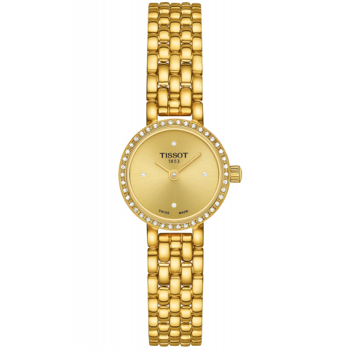 Tissot T140.009.63.026.00 Damenuhr Lovely Goldfarben mit Diamanten