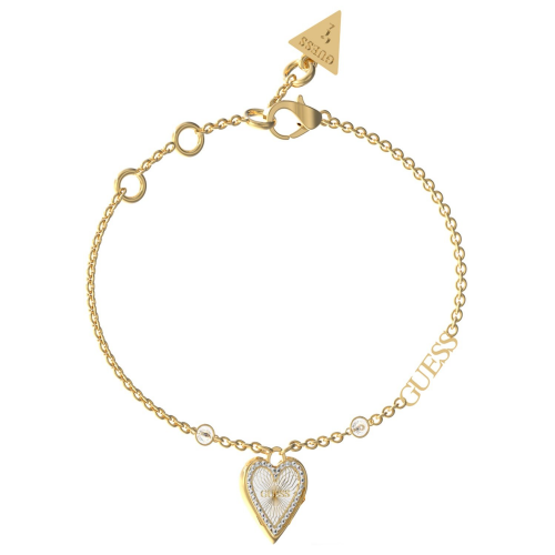 Guess JUBB03242JWYGRHS Damen-Armband Love Me Tender Goldfarben