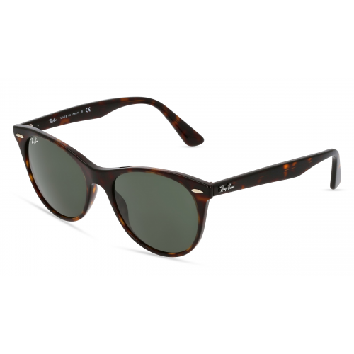 Ray-Ban RB 2185 WAYFARER II Unisex-Sonnenbrille Vollrand Panto Acetat-Gestell, Havanna