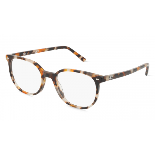 Ray-Ban RX5397 Unisex-Brille inkl. Gläser Vollrand Panto Acetat-Gestell 48mm/19mm/140mm, braun