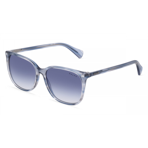 Ralph RA5293 Damen-Sonnenbrille Vollrand Butterfly Acetat-Gestell, Blau