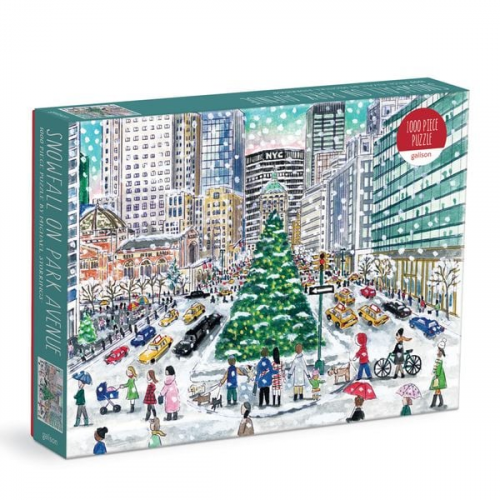 Galison - Michael Storrings Snowfall on Park Avenue 1000 Piece Puzzle