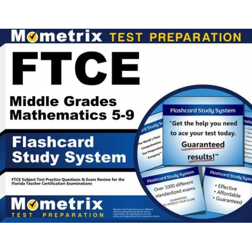 FTCE Middle Grades Mathematics 5-9 Flashcard Study System