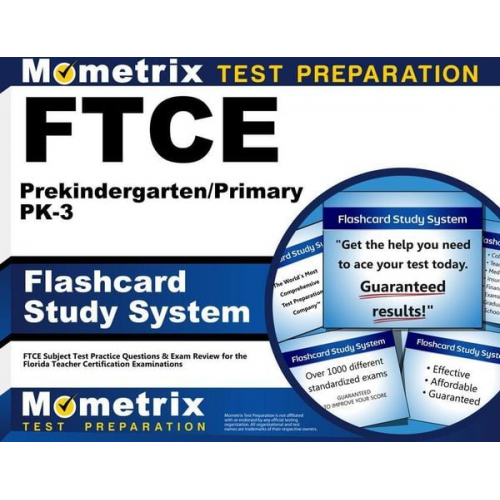 FTCE Prekindergarten/Primary Pk-3 Flashcard Study System