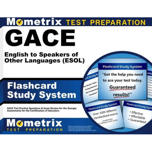 Gace English to Speakers of Other Languages (Esol) Flashcard Study System