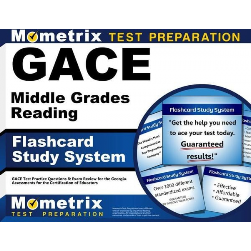 Gace Middle Grades Reading Flashcard Study System