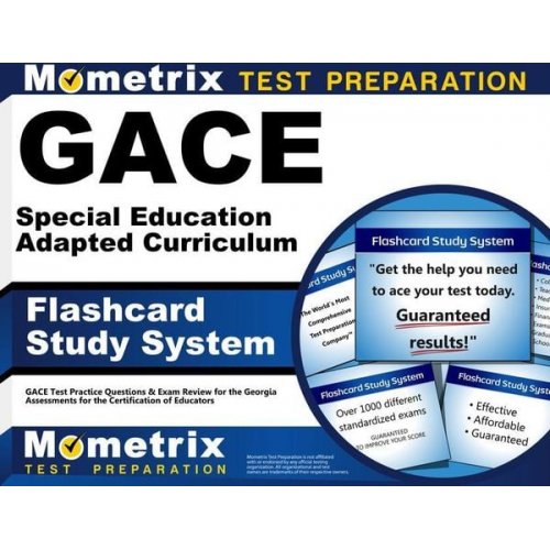 Gace Special Education Adapted Curriculum Flashcard Study System