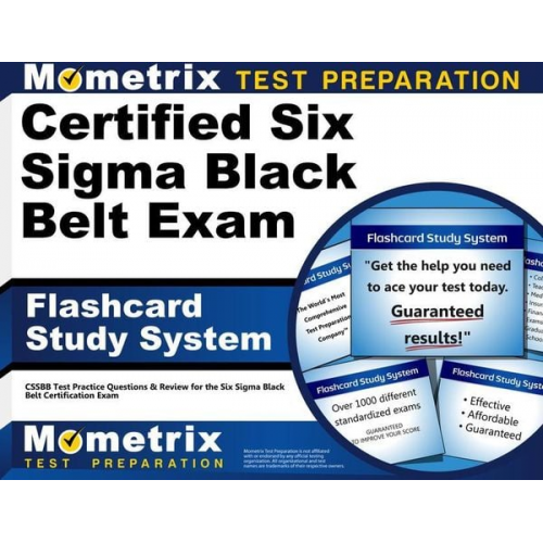 Certified Six SIGMA Black Belt Exam Flashcard Study System