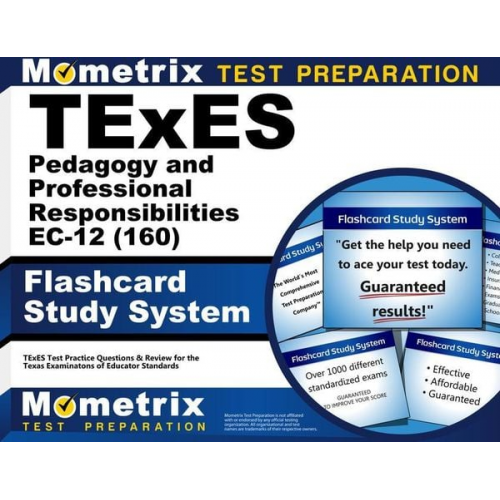 TExES Pedagogy and Professional Responsibilities Ec-12 (160) Flashcard Study System