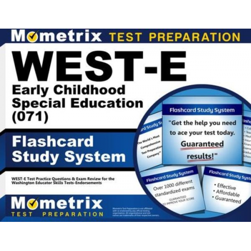 West-E Early Childhood Special Education (071) Flashcard Study System