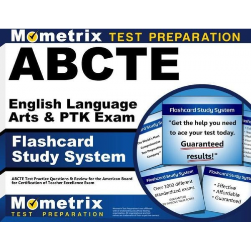 Abcte English Language Arts & Ptk Exam Flashcard Study System