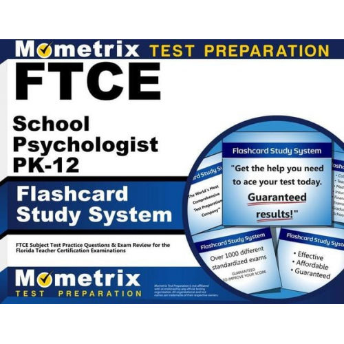 FTCE School Psychologist Pk-12 Flashcard Study System