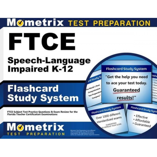 FTCE Speech-Language Impaired K-12 Flashcard Study System