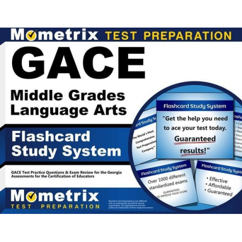 Gace Middle Grades Language Arts Flashcard Study System