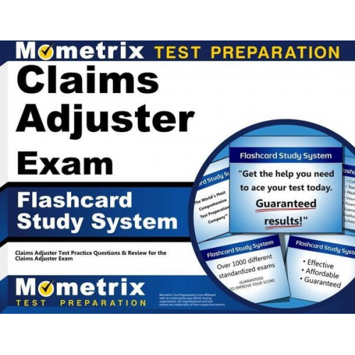 Claims Adjuster Exam Flashcard Study System