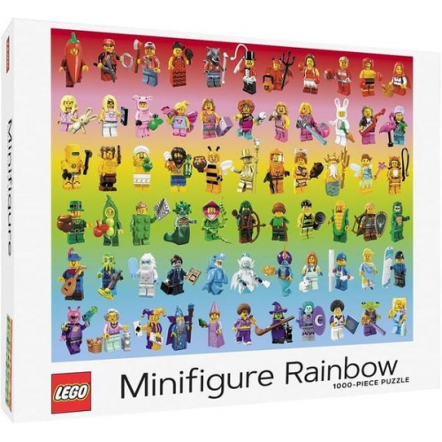 LEGO Minifigure Rainbow 1000-Piece Puzzle