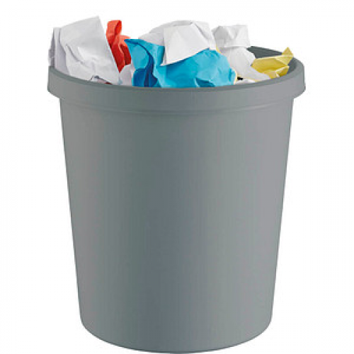 helit the green german Papierkorb 18,0 l grau