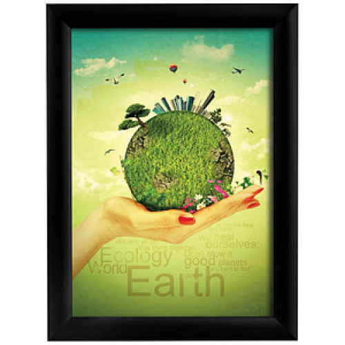 update displays  Klapprahmen schwarz 64,3 x 89,0 cm