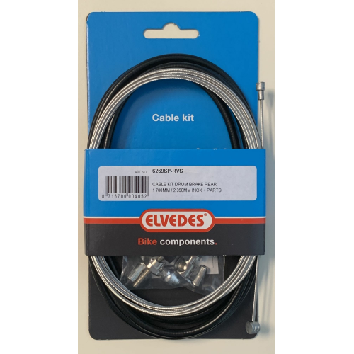 Elvedes Bremszug-Set 6269SP-RVS 1,5x1700 schwarz