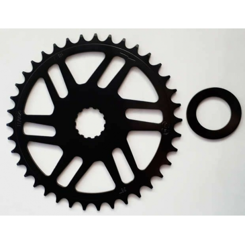 KMC Kettenblatt Bosch III, 44 Zähne, 11/128&quot; schwarz