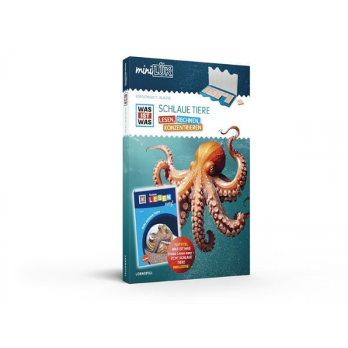 MiniLÜK-Set. WAS IST WAS Schlaue Tiere Lesen, Rechnen, Konzentrieren Vorschule