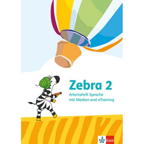Zebra 2. Arbeitsheft Sprache mit eTraining Klasse 2