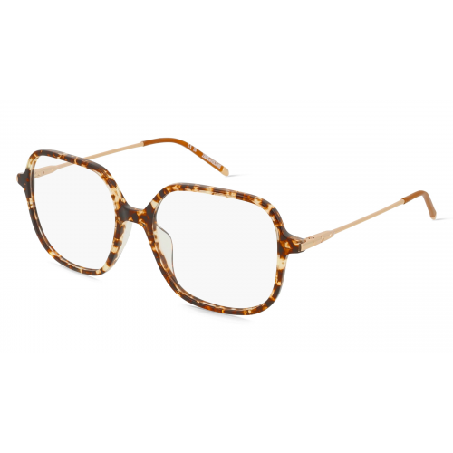 Zadig & Voltaire ZVVZV328 Unisex-Brille inkl. Gläser Vollrand Eckig Kunststoff-Gestell 53mm/17mm/140mm, Havanna