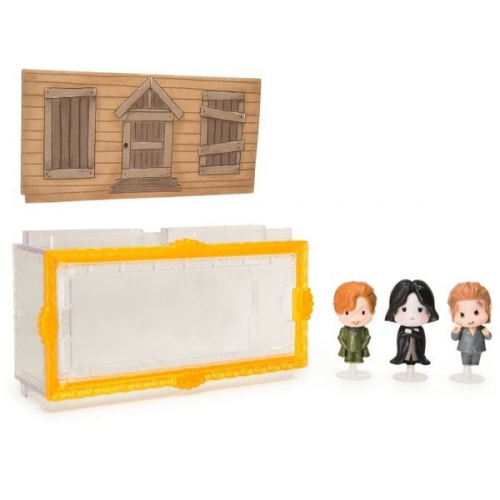 Wizarding World Harry Potter - Micro Magical Moments Sammelfiguren Multipack "Rivalen mit Remus Lupin, Severus Snape, Peter Pettigrew und Setzkasten