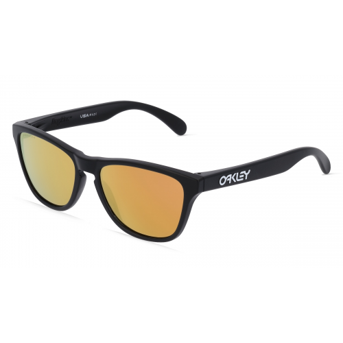 Oakley OJ9006 Herren-Sonnenbrille Vollrand Oval Kunststoff-Gestell, Schwarz