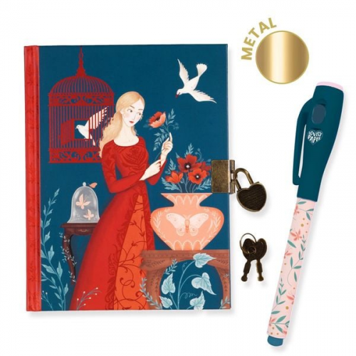 Notizbuch Geheim Lisa secret notebook - Magic felt pen