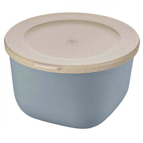 koziol Frischhaltedosen Connect 9,3 cm hoch blau, beige 1,0 l, 1 St.