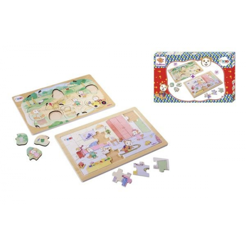 Eichhorn 109245681 - Bobo Siebenschläfer, Holz-Puzzle, 1x20/1x24 Teile