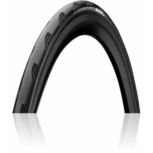 Continental BlackChili Compound - VectranBreaker - LazerGrip - 28 Zoll Grand Prix 5000 (23-622) schwarz/schwarz