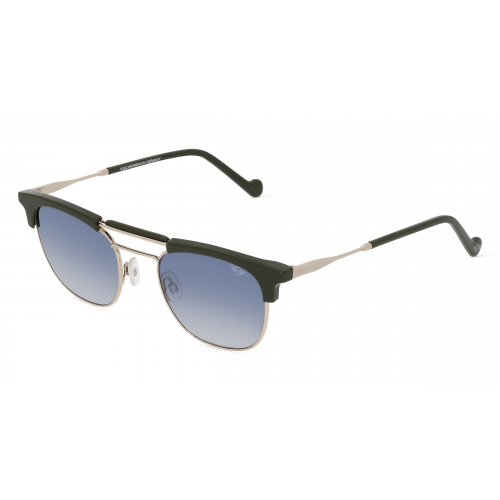 MINI EYEWEAR 747013 Herren-Sonnenbrille Vollrand Browline Metall-Gestell, grün