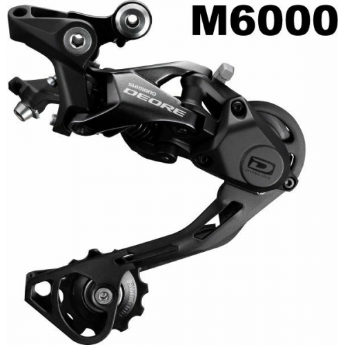 Shimano 10-fach Schaltwerk RD-M6000-GS Deore schwarz