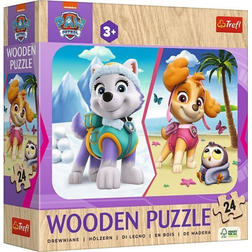 Holz Puzzle Junior 24 - Paw Patrol Girls